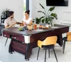Biliardový stôl Vip Extra 8 FT višňovo/zelený s nadstavcom Náhľad obrázku produktu 4