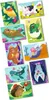 A collage of several illustrated cards, each featuring a different cartoon animal. Produktbild-Vorschau