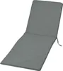 A gray chaise lounge cushion on a white background. Produktbild-Vorschau