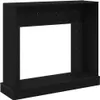 vidaXL Kaminumrandung Schwarz Eichen-Optik 100x30x87,5cm Produktbild-Vorschau 7