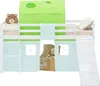 Homestyle4u Detská poschodová posteľ 90x200 s roštom, Náhľad obrázku produktu 3