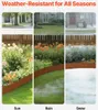 Bordures de jardin en acier, lot de 10, 40 x 4,5 pouces, Voir les images du produit 3