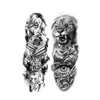 8 Blätter Full Arm Temporäre Tattoos Männer Herren Produktbild-Vorschau 4