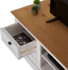 Lowboard KENT für 65" TV in weiß / Eiche farben aus Produktbild-Vorschau 5