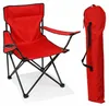 Campingstuhl Faltstuhl Anglerstuhl Regiestuhl Rot Getränkehalter und Tasche Produktbild-Vorschau
