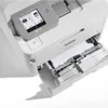 A close-up shot of a Brother MFC-L8390CDW printer with its paper tray extended. Produktbild-Vorschau