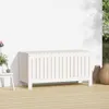 vidaXL Gartentruhe Weiß 108x42,5x54 cm Massivholz Kiefer - Produktbild-Vorschau 2