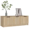 vidaXL Szafka pod TV dąb sonoma 102x35x36,5 cm materiał Podgląd zdjęcia produktu 5