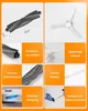 Collage of images showing vacuum cleaner accessories and their features. Produktbild-Vorschau