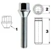 8x bullone ruota, M12x1,25, lunghezza filettatura: 50 mm, Anteprima dell’immagine prodotto 3