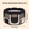 IvoQ Faltbarer Welpenlaufstall mit Dach – 114 x 114 x 58 cm Produktbild-Vorschau 2