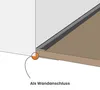 Dalsys Übergangsprofil Abschlussprofil 100cm für 8mm Produktbild-Vorschau 5