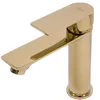 A gold-colored faucet on a white background. Produktbild-Vorschau