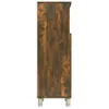 vidaXL Mobile da bagno in rovere fumé 30x30x95 cm Materiale Anteprima dell’immagine prodotto 9