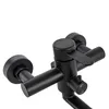 A black faucet mounted on a white background. Podgląd zdjęcia produktu