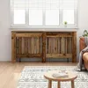 vidaXL Osłona grzejnika stare drewno 172 x 19 x 81,5 cm Podgląd zdjęcia produktu 2