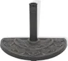 vidaXL Stojan na slunečník Resin Half Round Bronze 9 kg Náhled obrázku produktu 1