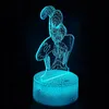 A 3D LED night light shaped like Spiderman. Náhľad obrázku produktu
