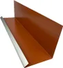 Wandanschlussblech 2 m lang Alu Rot RAL 8004 Zuschnitt 31,5 Produktbild-Vorschau 1