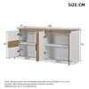 Merax Hochglanz Sideboard mit RGB LED Beleuchtung und 4 Produktbild-Vorschau 9
