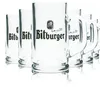 6x Bitburger Glas 0,25l Bier Krug Humpen Seidel Pils Gläser Produktbild-Vorschau 1