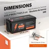 Batterie LiFePO4 24 V 100 Ah avec BMS 2560 Wh, accumulateur Voir les images du produit 6