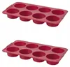 IKEA KANTNAL Silikon-Muffinblech dunkelrot 18x30 cm Produktbild-Vorschau 1