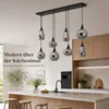 Lampada a sospensione ZMH, vetro, 126 cm, attacco E27, Anteprima dell’immagine prodotto 7