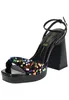 Buffalo Liza Disco Sandalette Schwarz Produktbild-Vorschau 7