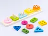 Holzpuzzle Montessori Sensorik Sortierbrett – Lernspielzeug Produktbild-Vorschau 3
