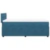 Boxspringbett mit Matratze Blau 90x200 cm Samt Produktbild-Vorschau 7