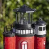 Leuchtturm Roter Sand Solar 50 cm Solarbetrieben Maritime Produktbild-Vorschau 5