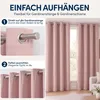 Ösenvorhang 140x225cm #9009 altrosa Produktbild-Vorschau 6