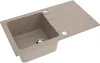 Žulový dřez – kuchyňský dřez – béžový – 76 x 43,5 cm – Náhled obrázku produktu 2