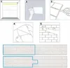 3D Ziegel Selbstklebende Tapete - Braun für Ihr Zuhause Produktbild-Vorschau 4