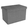 Intirilife Panca pieghevole 49x30x30 cm in FELS GREY - Cubo Anteprima dell’immagine prodotto 1