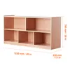 VEVOR Mobile shelf cabinet storage cabinet, cubic storage Anteprima dell’immagine prodotto 13