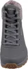A close-up, front-facing view of a gray Skechers boot with a knitted collar. Anteprima dell’immagine prodotto
