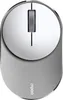 A top-down view of a silver and white wireless computer mouse. Anteprima dell’immagine prodotto
