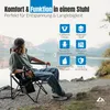 LINUMA® Luxus Faltstuhl SCHWARZ Campingstuhl Anglerstuhl Produktbild-Vorschau 8