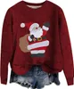 ASKSA Damen Lustige Weihnachtspullover Strickpullover Produktbild-Vorschau 1