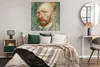 MuchoWow® Poster Selbstporträt - Vincent van Gogh 100x100 Produktbild-Vorschau 4