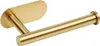 A gold-colored toilet paper holder mounted on a white background. Produktbild-Vorschau