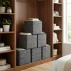 SONGMICS Ordnungsboxen, 6er Set, aus Vliesstoff mit Griff, Produktbild-Vorschau 10