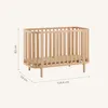 Petite Amélie Ovales Babybett Cocoon 60 x 120 cm - Natur Produktbild-Vorschau 7