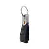 Abarth Schlüsselanhänger, Carbon Trikolore Schwarz mit Produktbild-Vorschau 1