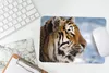 MuchoWow® Mauspad Mousepad Tiger - Schnee - Natur 27x18 cm Produktbild-Vorschau 4