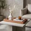 1.04 Holz Tablett im 2er Set - ca. 50 und 45 cm - Tisch Produktbild-Vorschau 6