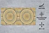 MuchoWow® Schreibtischunterlage Kreise - Muster - Produktbild-Vorschau 3