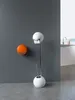 WC Rollenhalter"Bowl" zum kleben oder bohren Weiß Produktbild-Vorschau 2